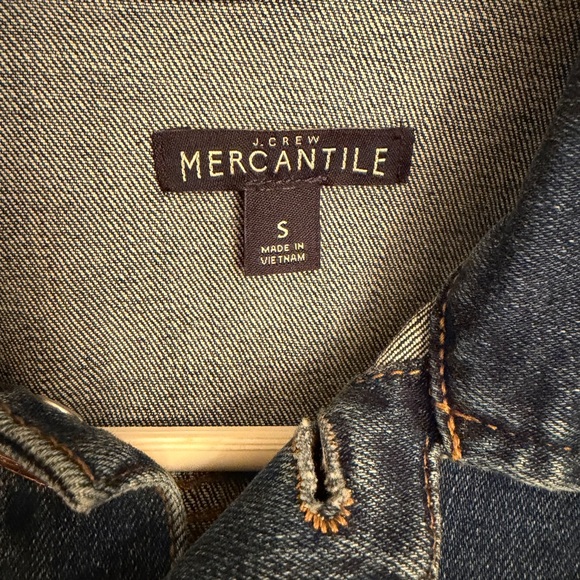 JCrew Mercantile Jean Jacket NWOT Size Small - Picture 5 of 5